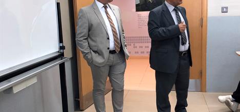 زيارة لبعض محاضرات البرنامج التأسيسي