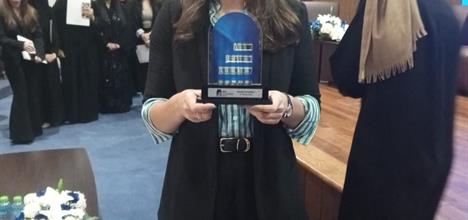 فاز فريق المناظرات اللغوية في الجامعة في منافسة الجامعات بالمركز الثالث والمنظم في جامعتنا ...كان لمركز المهارات لانجليزية الشفهية الذي أسسته عمادة اللغات الأثر الملموس في تدريب الطلبة وحصد هذا المركز الطيب