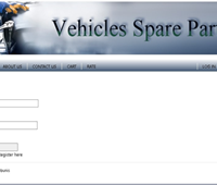 Vehicles Spare Parts Website