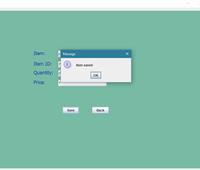 Cashier and Stock Management program